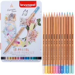 Bruynzeel Expression Farveblyanter Pastel 12-Pak