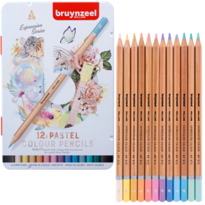 Bruynzeel Expression Farveblyanter Pastel 12-Pak