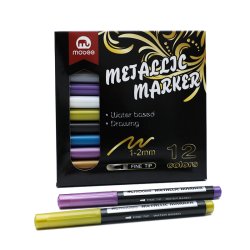Mobee - Metallic Markers 12-Pak
