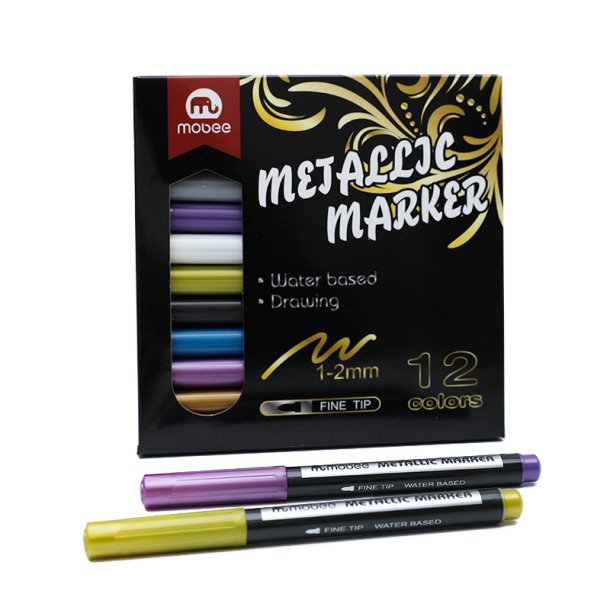 Mobee - Metallic Markers 12-Pak
