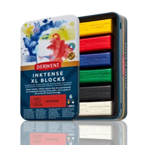 Derwent Inktense XL Blocks, 6-Pak