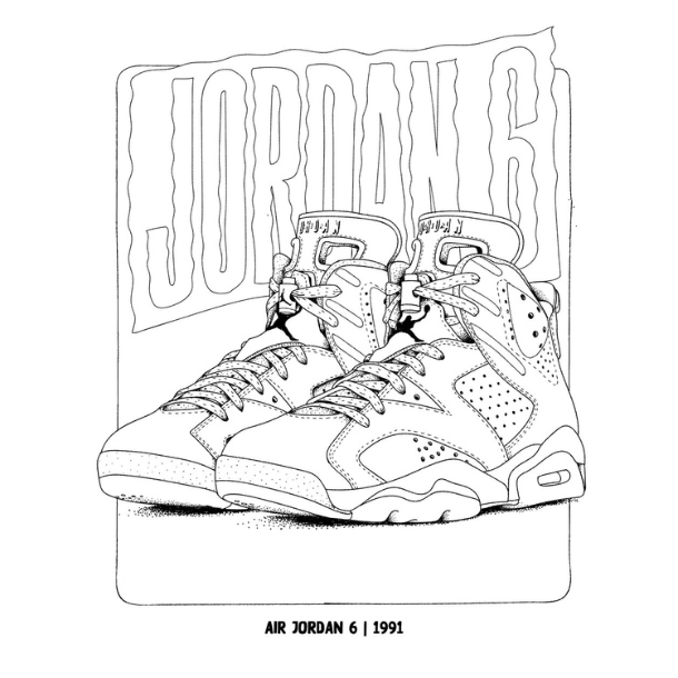 Sneaker Coloring Book