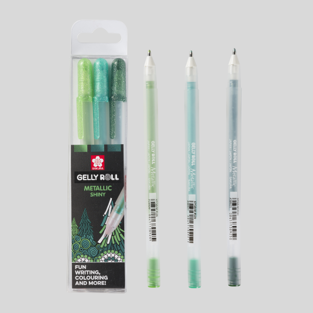 Gelly Roll Metallic 3-Pak - Forest