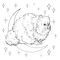 Pop Manga Catitude Coloring Book