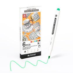 Mobee Glas- &amp; Porcelnstuscher - 6-Pak