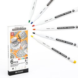 Mobee Glas- &amp; Porcelnstuscher - 6-Pak