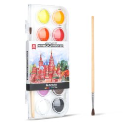 Mobee Akvarelst i Plastikske - 12-Pak