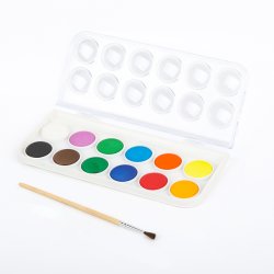 Mobee Akvarelst i Plastikske - 12-Pak