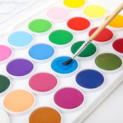 Mobee Akvarelst i Plastikske - 28-Pak