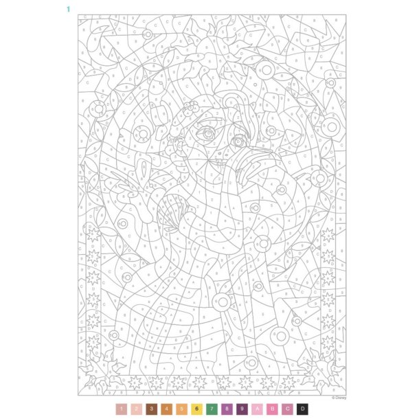 Disney Paint-by-Number - Stained Glass