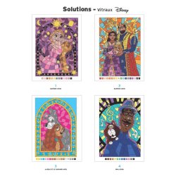 Disney Paint-by-Number - Stained Glass