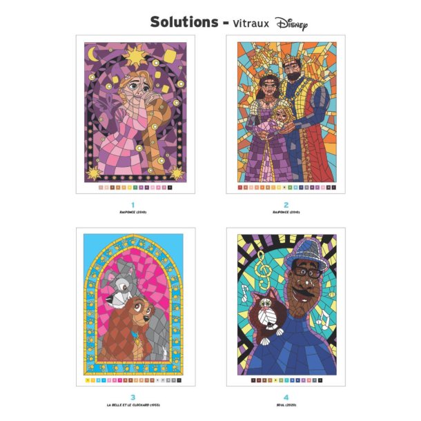 Disney Paint-by-Number - Stained Glass