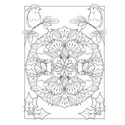 Christmas Cheer - Coloring book