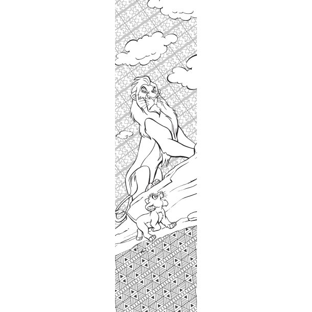Disney Bookmark - Animals to Color