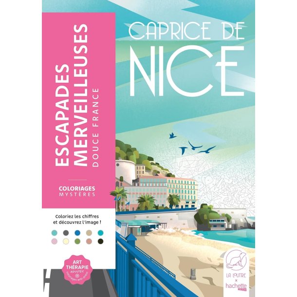 Paint By Numbers - Wonderful Escapades � Sweet France: Color by Numbers and Discover the Picture