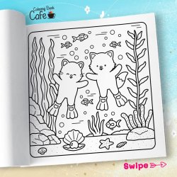 Comfy Summer - Sd og Hyggelig Malebog