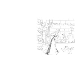 Disney Coloring Book - Princesses Through the Seasons (Pocahontas &amp; others)