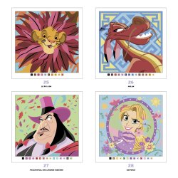 Disney Paint-by-Numbers - Portraits (Brave &amp; others)
