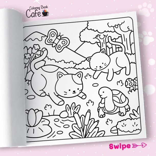 Comfy Cat Life - S�d og Hyggelig Malebog