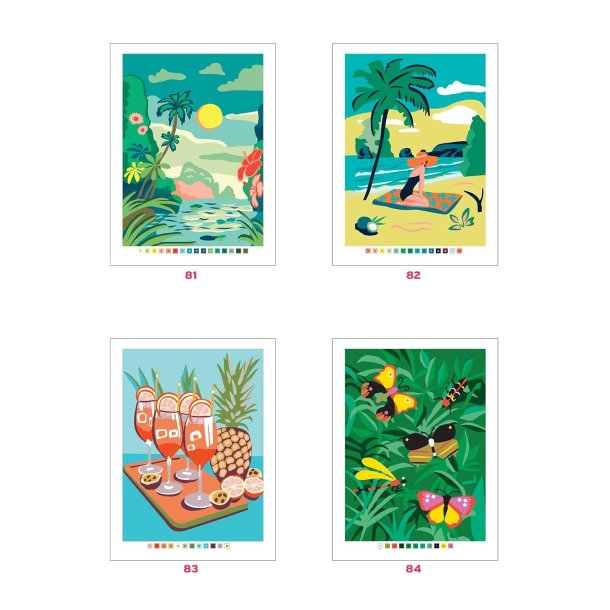 Paint-by-Numbers - Tropical