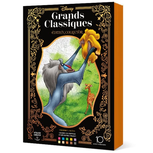 Disney Colouring Pages � Timeless Classics Volume 1, 10th Anniversary Collector�s Edition: Colour by Numbers and Reveal the Picture