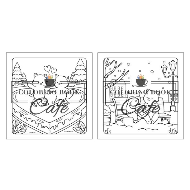 Cozy Hearts - Sd og Hyggelig Malebog