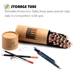 KALOUR Premium farveblyanter Rund - 72-stk.