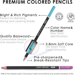 KALOUR Premium farveblyanter - 180-stk.