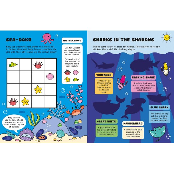 Glow-in-the-Dark Ocean Sticker Activity