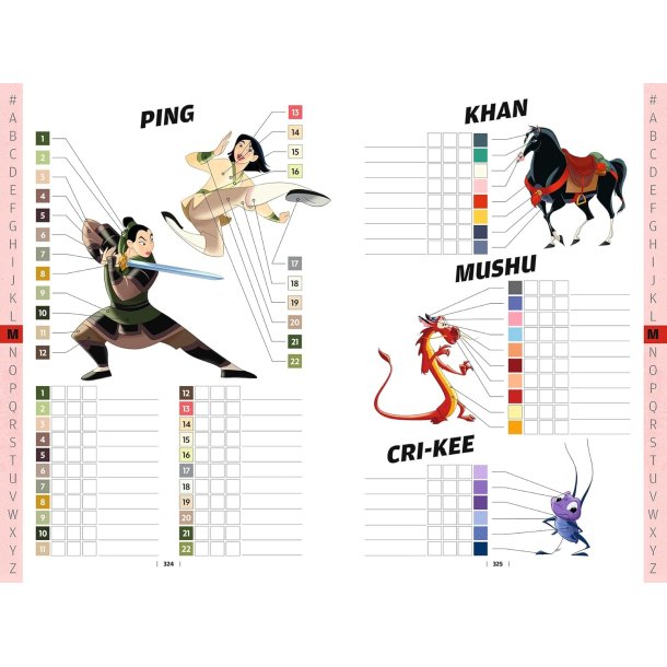 Disney Paint-by-Numbers - Companion Book � Disney Character Colour Guide
