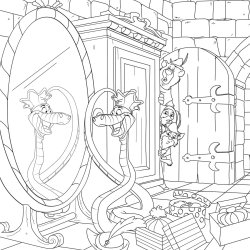 Disney Coloring Book - Grand Classics (Aladdin &amp; others)