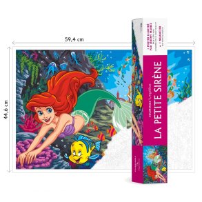 Disney Paint-by-Numbers POSTER/PLAKAT - The Little Mermaid (44,6 � 59,4 cm)