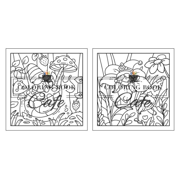 Comfy Gnomes - Sd og hyggelig malebog