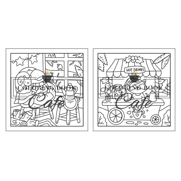 Cozy Winter - Sd og Hyggelig Malebog