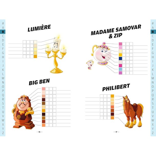 Disney Paint-by-Numbers - Companion Book � Disney Character Colour Guide