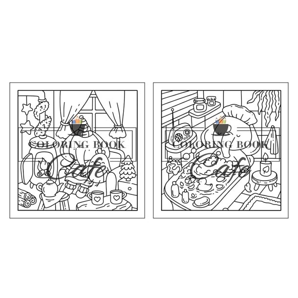 Comfy Life - Sd og Hyggelig Malebog