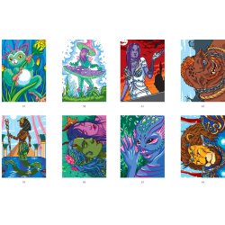 Paint-by-Numbers - Fantasy Worlds