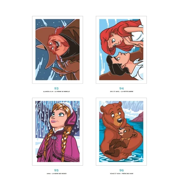 Disney Paint-by-Number - Classics Bind 2&10 - 36 stk. Akryltusch Pakke