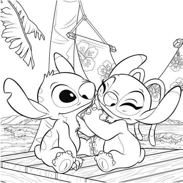 Disney Coloring Book - Love stories (The Lion King &amp; others)