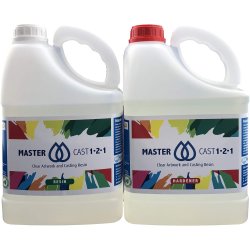 MasterCast 1-2-1 Clear Art Coating Resin 10 kg.