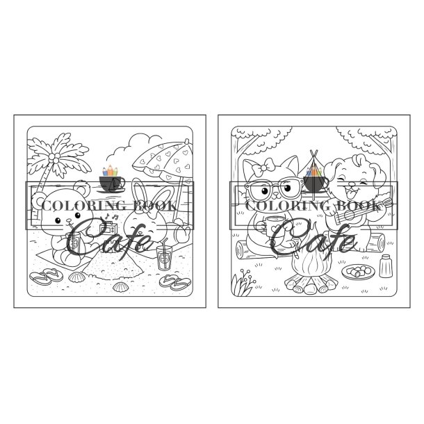 Cuddly Friends - Sd og Hyggelig Malebog