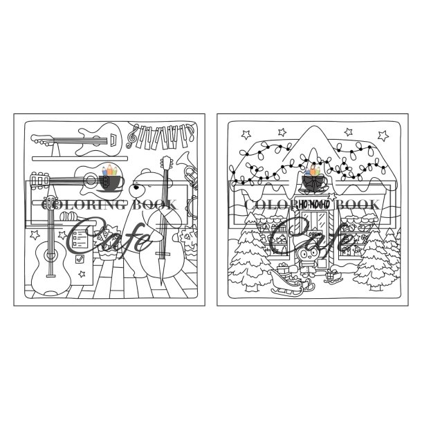 Cute Shop - Sd og Hyggelig Malebog