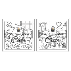 Cozy Hearts - Sd og Hyggelig Malebog