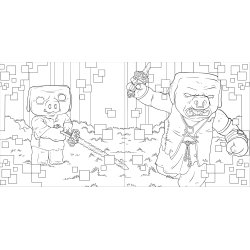 A Minecraft Movie - Official Coloring Book  