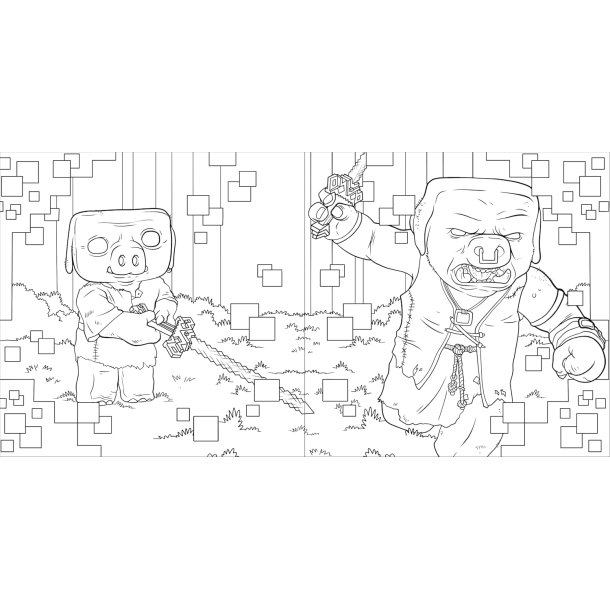 A Minecraft Movie - Official Coloring Book  