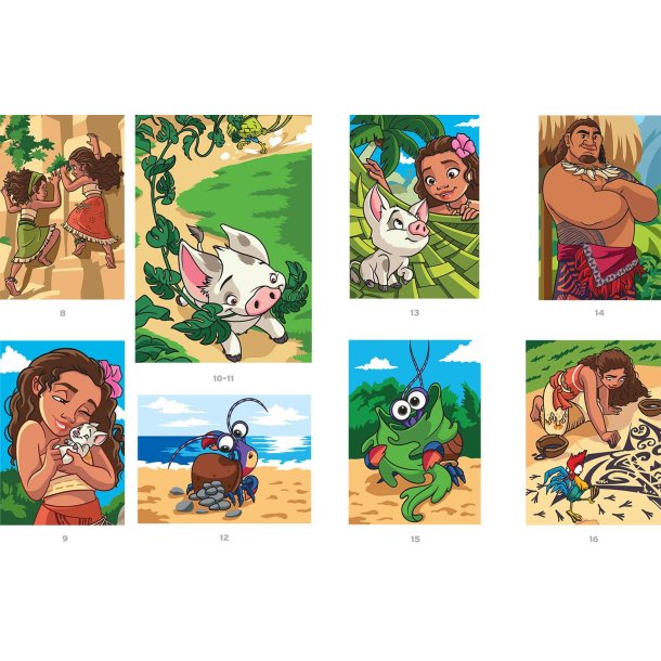 Disney Paint-by-Numbers - Vaiana - Novel Edition