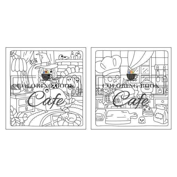 Creepy Cuties - Sd og hyggelig malebog