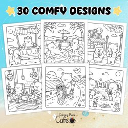 Comfy Summer - Sd og Hyggelig Malebog