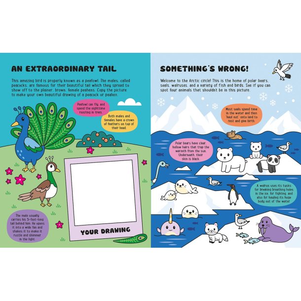 Glow-in-the-Dark Animals Sticker Activity