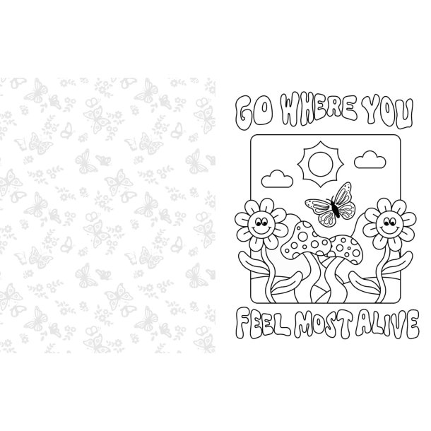 Grow Through What You Go Through: A Mindful Coloring Book